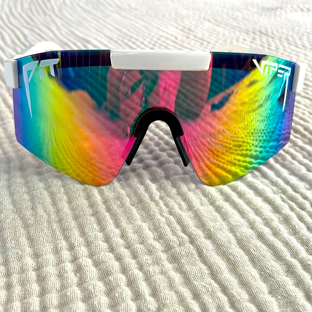 Pit Viper sunglasses. Rainbow. Like new.
